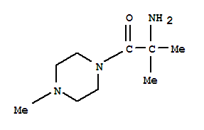 Piperazine, 1-(2-amino-2-methyl-1-oxopropyl)-4-methyl-(9ci) Structure,267406-39-3Structure