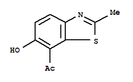 (8ci)-6-羥基-2-甲基-7-苯并噻唑甲酮結(jié)構(gòu)式_26749-62-2結(jié)構(gòu)式