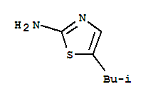 2-Thiazolamine, 5-(2-methylpropyl)- Structure,267658-06-0Structure