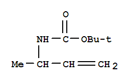 N-tert-butoxycarbonyl-n-(1-methyl-2-propenyl)amine Structure,267668-37-1Structure