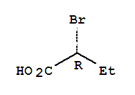 (R)-2-溴丁酸結構式_2681-94-9結構式