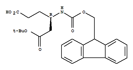 (4R)-4-{[(9h-fluoren-9-ylmethoxy)carbonyl]amino}-6-[(2-methyl-2-propanyl)oxy]-6-oxohexanoic acid Structure,268542-16-1Structure