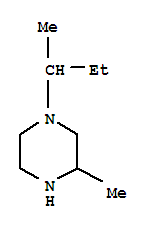 Piperazine, 3-methyl-1-(1-methylpropyl)-(9ci) Structure,26864-89-1Structure