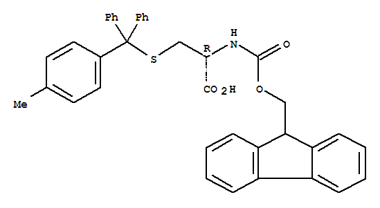 N-[(9h-fluoren-9-ylmethoxy)carbonyl]-s-[(4-methylphenyl)(diphenyl)methyl]-l-cysteine Structure,269067-38-1Structure