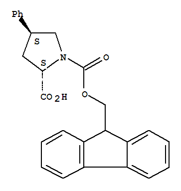 (2S,4s)-Fmoc-4-苯基吡咯烷-2-羧酸結(jié)構(gòu)式_269078-71-9結(jié)構(gòu)式