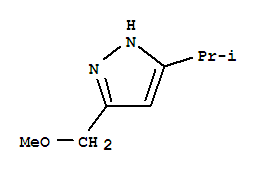 1H-pyrazole,3-(methoxymethyl)-5-(1-methylethyl)-(9ci) Structure,270585-21-2Structure