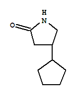 4-Cyclopentyl-2-pyrrolidinone Structure,271580-00-8Structure