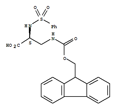 (S)-Fmoc-3-氨基-2-(苯基磺?；被?-丙酸結(jié)構(gòu)式_273399-94-3結(jié)構(gòu)式