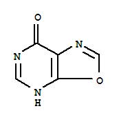 (8ci)-噁唑并[5,4-d]嘧啶-7-醇結(jié)構(gòu)式_27433-54-1結(jié)構(gòu)式