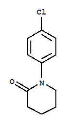 1-(4-Chloro-phenyl)-piperidin-2-one Structure,27471-37-0Structure