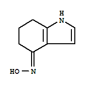 (E)-6,7-二氫-1H-吲哚-4(5h)-酮肟結(jié)構(gòu)式_27866-27-9結(jié)構(gòu)式