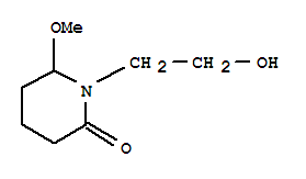 2-Piperidinone,1-(2-hydroxyethyl)-6-methoxy-(9ci) Structure,278794-15-3Structure