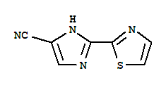 1H-imidazole-4-carbonitrile, 2-(2-thiazolyl)- (9ci) Structure,279250-90-7Structure