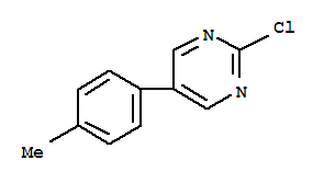 Pyrimidine, 2-chloro-5-(4-methylphenyl)- Structure,27956-37-2Structure