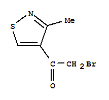 Ethanone, 2-bromo-1-(3-methyl-4-isothiazolyl)-(9ci) Structure,27984-45-8Structure