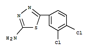 5-(3,4-Dichloro-phenyl)-[1,3,4]thiadiazol-2-ylamine Structure,28004-64-0Structure