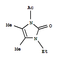 2H-imidazol-2-one, 1-acetyl-3-ethyl-1,3-dihydro-4,5-dimethyl- Structure,281194-75-0Structure