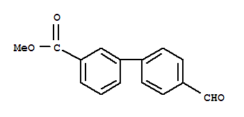 4-Formyl-biphenyl-3-carboxylic acid methyl ester Structure,281234-49-9Structure