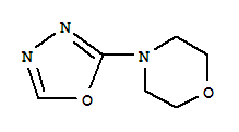 Morpholine, 4-(1,3,4-oxadiazol-2-yl)- Structure,28317-99-9Structure