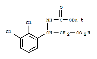 3-N-boc-3-(2,3-dichlorophenyl)propionic acid Structure,284493-64-7Structure