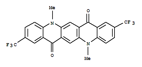 5,12-Dimethyl-2,9-bis-trifluoromethyl-5,12-dihydroquino2,3-bacridine-7,14-dione Structure,284673-31-0Structure