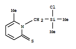 2(1H)-pyridinethione, 1-[(chlorodimethylsilyl)methyl]-6-methyl- Structure,285127-22-2Structure