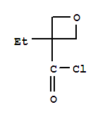 3-乙基氧雜環(huán)丁烷-3-羰酰氯結(jié)構(gòu)式_28562-62-1結(jié)構(gòu)式