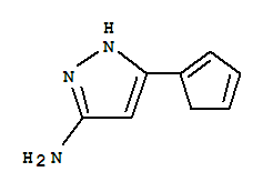 1H-pyrazol-3-amine,5-(1,3-cyclopentadien-1-yl)-(9ci) Structure,286374-99-0Structure