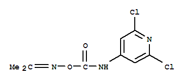 2,6-Dichloro-4-[(([(1-methylethylidene)amino]oxy)carbonyl)amino]pyridine Structure,286436-01-9Structure