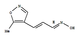 2-Propenal,3-(5-methyl-4-isoxazolyl)-,oxime,(1e)-(9ci) Structure,286473-06-1Structure