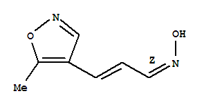 2-Propenal,3-(5-methyl-4-isoxazolyl)-,oxime,(1z)-(9ci) Structure,286473-08-3Structure