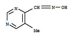 4-Pyrimidinecarboxaldehyde, 5-methyl-, oxime (8ci) Structure,28648-79-5Structure