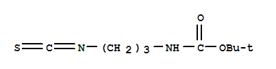 Carbamic acid, (3-isothiocyanatopropyl)-, 1,1-dimethylethyl ester (9ci) Structure,286955-45-1Structure