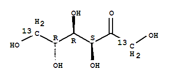 D-[1,6-13c2]fructose Structure,287100-71-4Structure