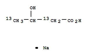 3-羥基丁酸鈉-13C2結(jié)構(gòu)式_287389-35-9結(jié)構(gòu)式