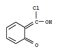 2,4-Cyclohexadien-1-one, 6-(chlorohydroxymethylene)-(9ci) Structure,287492-08-4Structure