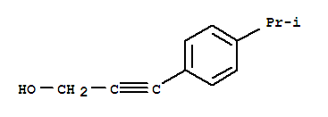 2-Propyn-1-ol,3-[4-(1-methylethyl)phenyl]-(9ci) Structure,288101-00-8Structure