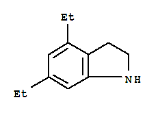 1H-indole,4,6-diethyl-2,3-dihydro-(9ci) Structure,288458-59-3Structure