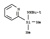 Silanamine, n-(1,1-dimethylethyl)-1,1-dimethyl-1-(2-pyridinyl)-(9ci) Structure,288613-44-5Structure