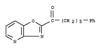 1-惡唑并[4,5-b]吡啶-2-基-6-苯基-1-己酮結(jié)構(gòu)式_288862-83-9結(jié)構(gòu)式