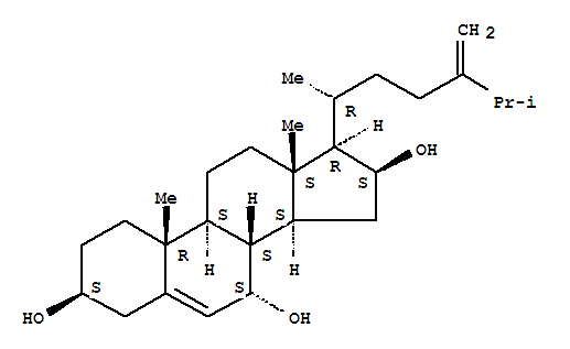 Ergosta-5,24(28)-diene-3,7,16-triol Structure,289054-34-8Structure