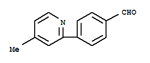 4-(4-Methylpyridin-2-yl)benzaldehyde Structure,289469-97-2Structure