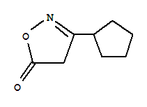 (8ci)-3-環(huán)戊基-2-異噁唑啉-5-酮結構式_29068-27-7結構式