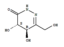 (4s,5r)-(9ci)-4,5-二氫-4,5-二羥基-6-(羥基甲基)-3(2H)-吡嗪酮結(jié)構(gòu)式_291744-32-6結(jié)構(gòu)式