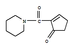 Piperidine, 1-[(5-oxo-1-cyclopenten-1-yl)carbonyl]-(9ci) Structure,292043-62-0Structure