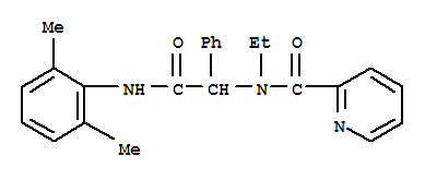 2-Pyridinecarboxamide,n-[2-[(2,6-dimethylphenyl)amino]-2-oxo-1-phenylethyl]-n-ethyl-(9ci) Structure,296261-89-7Structure