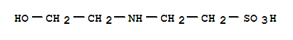 2-(2-Hydroxyethylamino)ethanesulfonic acid Structure,29706-49-8Structure