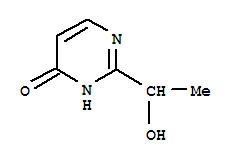 2-(1-Hydroxyethyl)pyrimidin-4(3h)-one Structure,299397-03-8Structure