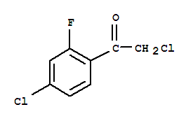 Ethanone, 2-chloro-1-(4-chloro-2-fluorophenyl)-(9ci) Structure,299411-67-9Structure