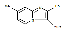 7-Methyl-2-phenyl-imidazo[1,2-a]pyridine-3-carbaldehyde Structure,300708-60-5Structure